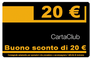 buono sconto 20 euro carta club